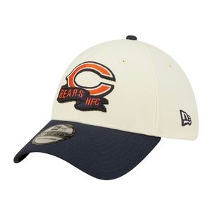 Chicago Bears NFC New Era 39Thirty Hat Cap Flex Fit M/L Sideline Orange Cream